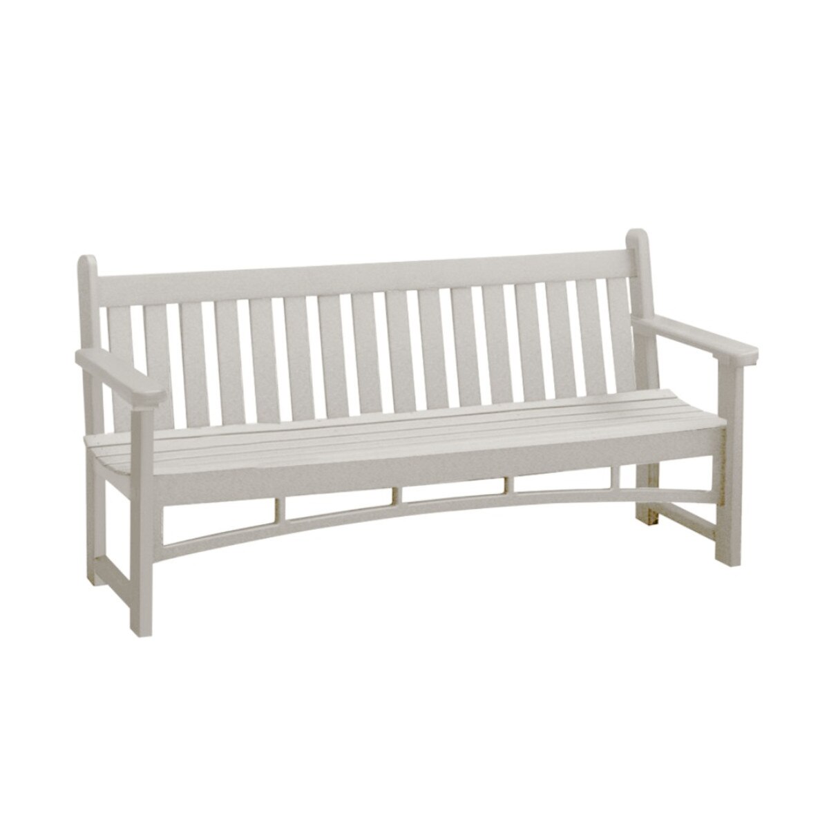 6' Heritage Bench Light Gray